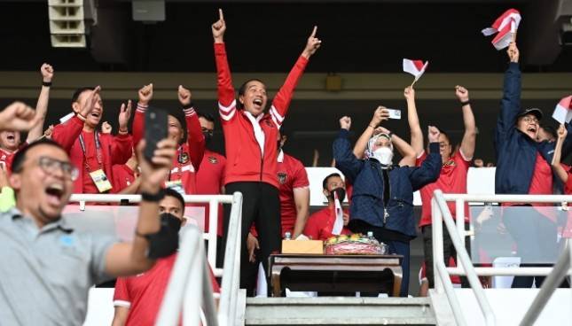 Timnas Imbang Lawan Thailand, Presiden Jokowi Tetap Optimistis Juara