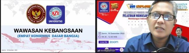 Bekali Mahasiswa BSI Explore 2023 dengan Pelatihan Wawasan Kebangsaan