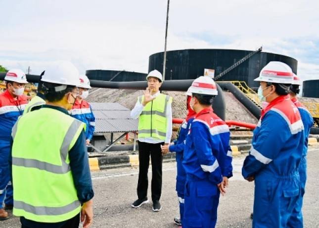 Tinjau Blok Rokan, Presiden Jokowi Yakin SDM Nasional Mampu Kelola Potensi Migas Dalam Negeri