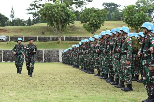 Asops Dankormar Bekali Prajurit Korps Marinir Yang Tergabung Dalam Latihan Pratugas Misi Perdamaian Dunia