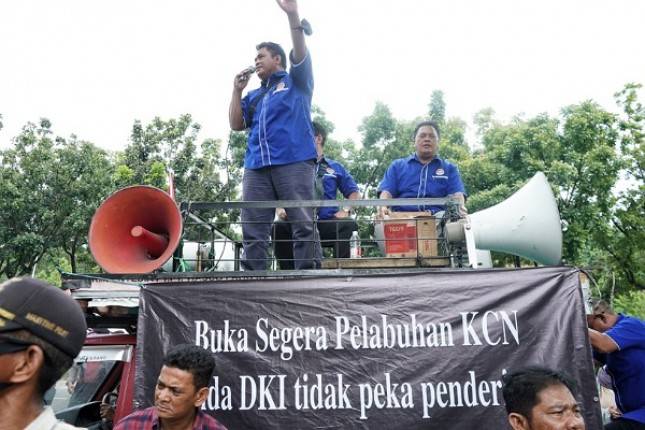 Geruduk Balai Kota, Penjaspel Desak Pj Gubernur DKI Buka Kembali Pelabuhan KCN Marunda
