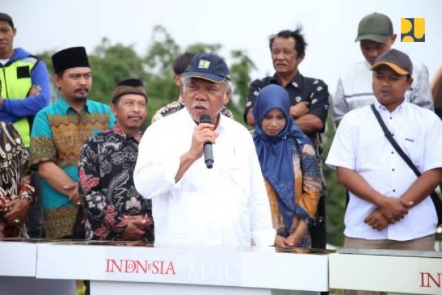 Dukung Pengembangan Wisata di Temanggung, Menteri PUPR Basuki Resmikan Empat  Infrastruktur Kerakyatan