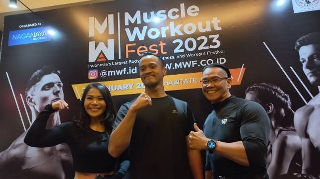 Perkuat Industri Olahraga, Persatuan Binaraga Fitness Indonesia dan Naganaya Soft Launching Muscle Workout Fest 2023