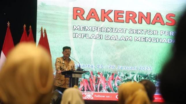Mentan SYL Tutup Rakernas Pertanian 2023