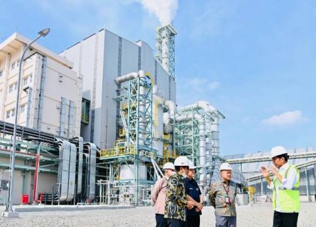 Resmikan Pabrik NPK PT PIM, Presiden Jokowi Dorong Kapasitas Produksi Dimaksimalkan