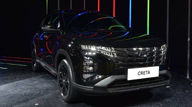 Hyundai Pamer Mobil SUV Edisi Terbaru, Hyundai CRETA Dynamic Black Edition di IIMS 2023