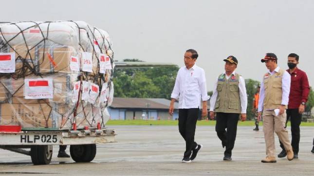 Bersama Lembaga Zakat, Presiden Joko Widodo Lepas Bantuan ke Turki-Suriah