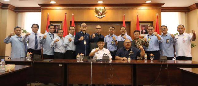 Kanwil Jakbar Lakukan Audiensi Dengan Walikota Jakarta Barat