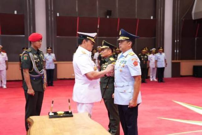 Panglima TNI Laksamana Yudo Margono Pimpin Sertijab Kapus RB TNI