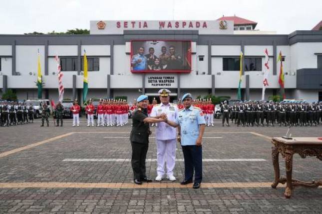 Danpaspampres Diserahterimakan