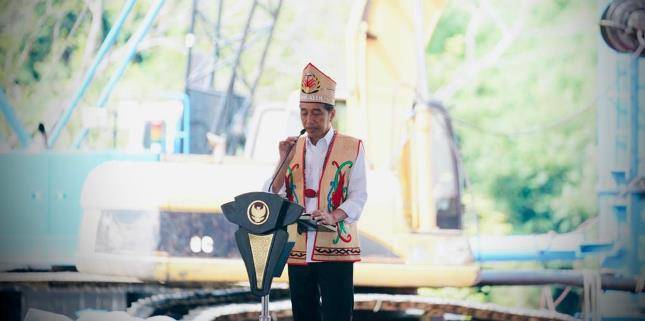 Groundbreaking PLTA Mentarang, Presiden Jokowi Dukung Transformasi Indonesia Menuju Ekonomi Hijau
