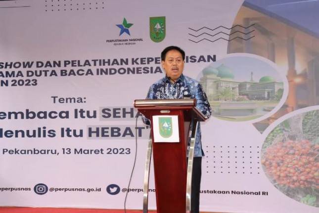 Talskhow Bersama Duta Baca Gol A Gong, Gubernur Riau Sebut Pentingnya Budaya Baca
