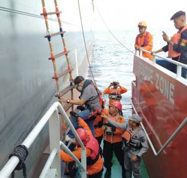 Stasiun Bakamla Aceh Evakuasi WNA dari Kapal Bendera Portugal