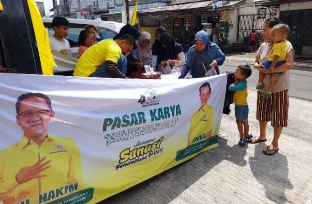 Nurul Hakim Dan Sanusi Gelar Pasar Karya Di Kota Tangerang, Jaga Stabilitas Harga Jelang Ramadan