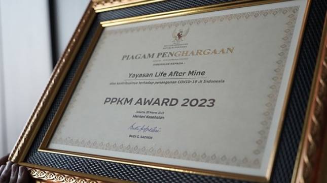 Dukung Penanggulangan Pandemi, YLAM Dianugerahi Penghargaan PPKM Award 2023 Oleh Kementerian Kesehatan