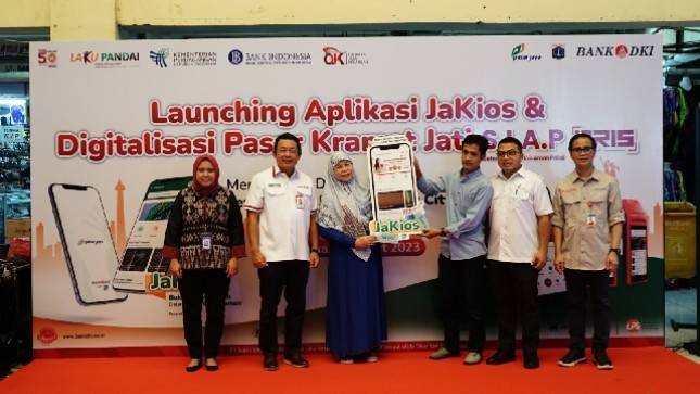Bank DKI dan Perumda Pasar Jaya Luncurkan JaKios Permudah Pedagang Sewa