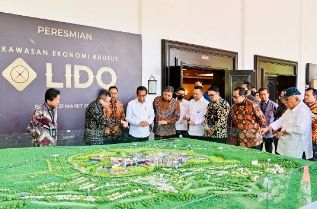 Presiden Jokowi Berharap KEK Lido Menjadi  Alternatif  Berwisata di Dalam Negeri