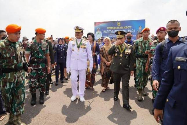 Panglima TNI Laksamana Yudo Margono : Kiprah Para Prajurit Penjaga Dirgantara Terukir Dengan Tinta Emas Dalam Tegakkan Kedaulatan Negara