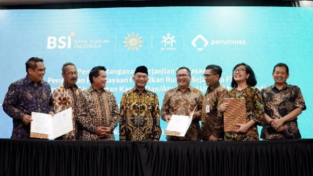 BSI dan Tiga Lembaga Kolaborasi Penyaluran KPR Syariah