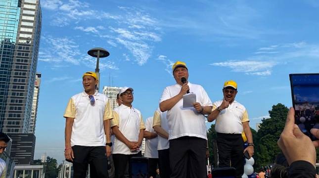 Rangkaian Kegiatan Sewindu PSN, Kemenko Perekonomian Gelar Fun Walk