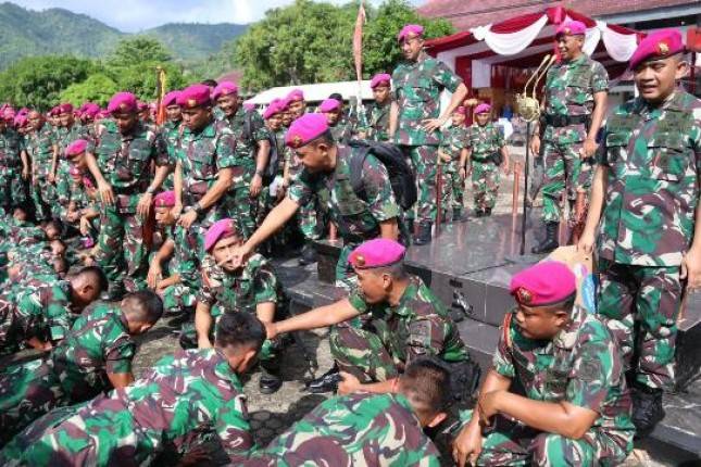 Dankormar  Mayor Jenderal TNI (Mar) Nur Alamsyah Pacu Semangat Kebanggaan, Kegembiraan dan Kedigdayaan para Prajuritnya