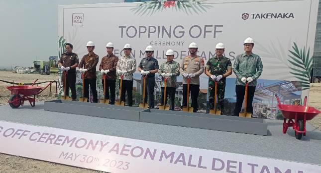 AMSL Deltamas Gelar Topping off Ceremony 5 Proyek AEON Mall 