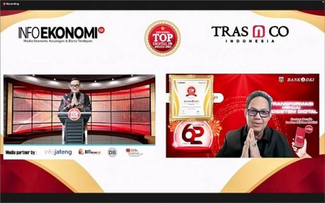 Konsistensi Komunikasi dan Sinergi Digital Bank DKI Raih Penghargaan Top Digital PR Award 2023