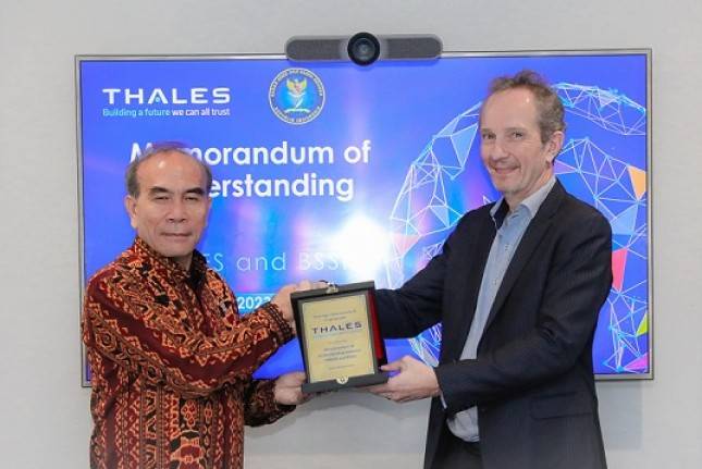 Optimalkan Keamanan Dunia Maya Indonesia, Badan Siber dan Sandi Negara Bermitra dengan Thales 