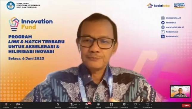 Kedaireka Innovation Fund: Program Link & Match 100 Persen Didanai Industri Resmi Diluncurkan