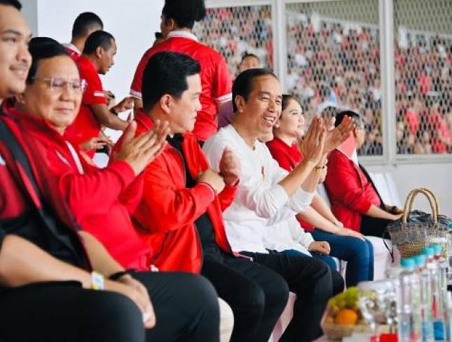 Presiden Jokowi Saksikan Langsung  Pertandingan Timnas dan Argentina di GBK