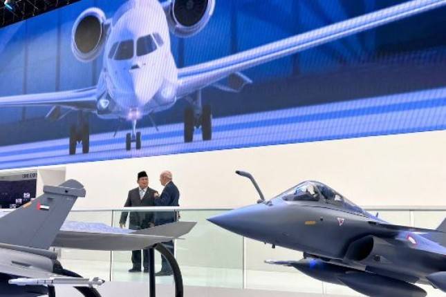 Menhan Prabowo Subianto Hadiri Paris Air Show 2023, Miniatur Rafale Indonesia Dipamerkan