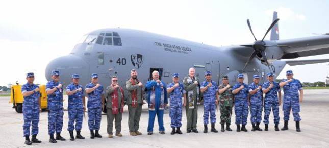 Pesawat C-130J Super Hercules TNI AU Yang Kedua Tiba di Tanah Air