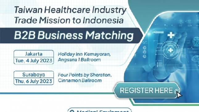 Industri Kesehatan Taiwan Gali Potensi Pasar Indonesia