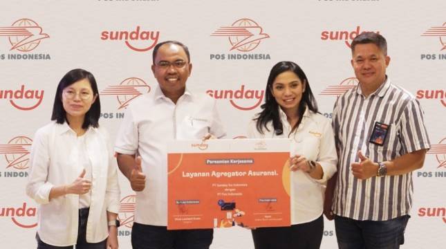 Kolaborasi Sunday dan Pos Indonesia Permudah Pelanggan Pospay Beli Asuransi