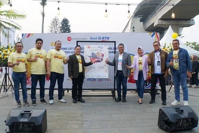 Sambut Uji Coba  LRT Jabodetabek, ADCP Bersama Bank  BTN Kerjasama Ekosistem dan  Luncurkan Program  Khusus Salebration