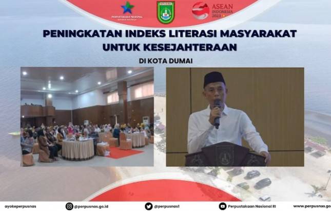 Wali Kota Paisal Canangkan Gemurai di Expo Literasi Dumai, Ini Usahanya Tingkatkan Literasi di Wilayahnya