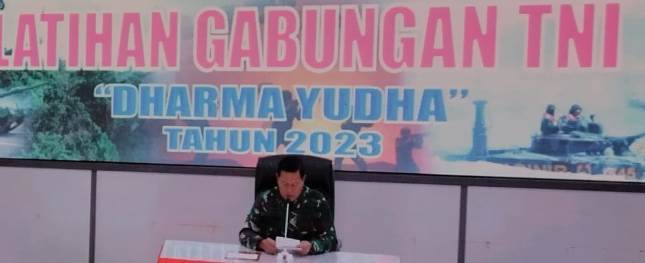 Panglima TNI Laksamana Yudo Margono Apresiasi Konsep Umum Kampanye Militer Latgab TNI Dharma Yudha 2023