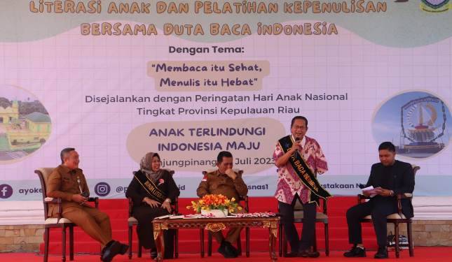 Safari Literasi Duta Baca Indonesia di Kepri, Perpusnas Harap Masyarakat Tingkatkan Bahan Bacaan