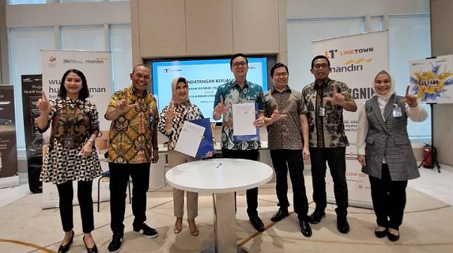 Bank Mandiri - LinkTown Teken MoU Dongkrak Pertumbuhan KPR Primary dan Perluas Chanel Bisnis