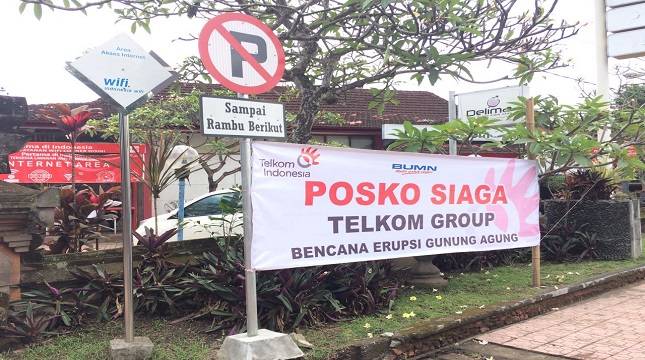 TelkomGroup Siapkan Layanan Komunikasi Antisipasi Letusan Gunung Agung