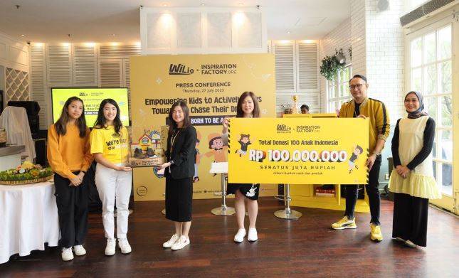 Wilio Donasi Sepatu Gratis Untuk Anak dan Bantu Dana Pendidikan Lewat IFF