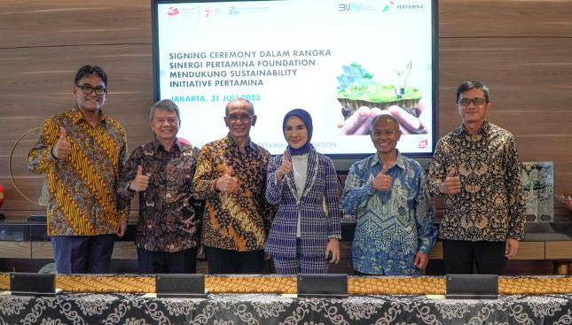 Pertamina Foundation Gelar Penandatanganan 24 Kerjasama Dengan Universitas Pertamina dan Sejumlah Mitra