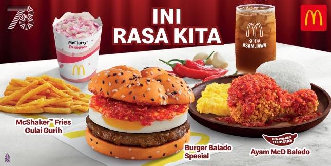 McDonald's Indonesa Sambut Hari Kemerdekaan Dengan Suguhkan Kembali Menu 'Ini Rasa Kita'