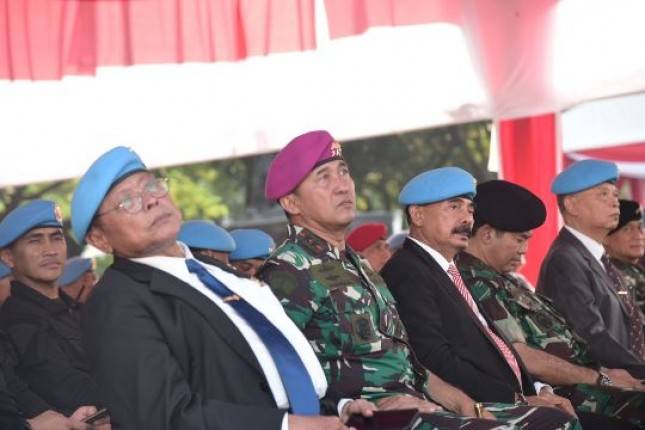 Dankormar Hadiri Pengangkatan Panglima TNI Sebagai Warga Kehormatan Paspampres