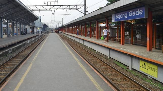 Kereta Commuter Indonesia Operasikan Underpass di Stasiun Bojong Gede