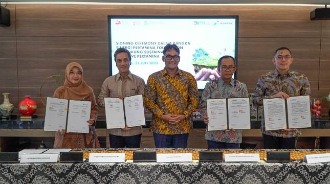 Kerjasama Kilang Pertamina Internasional dan Pertamina Foundation Percepat Capaian Net Zero Emission