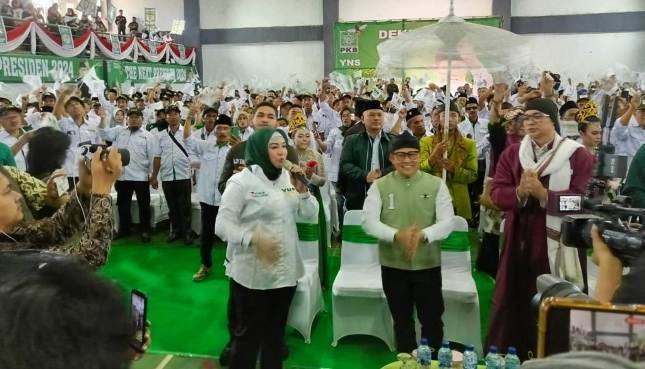 Puluhan Ribu Kader Yusinta Ningsih Sejahtera Deklarasi Dukungan Muhaimin Iskandar Presiden 2024