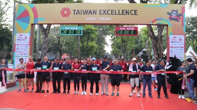 Ada Sepeda Tern di Event Taiwan Excellence Happy Run 2023