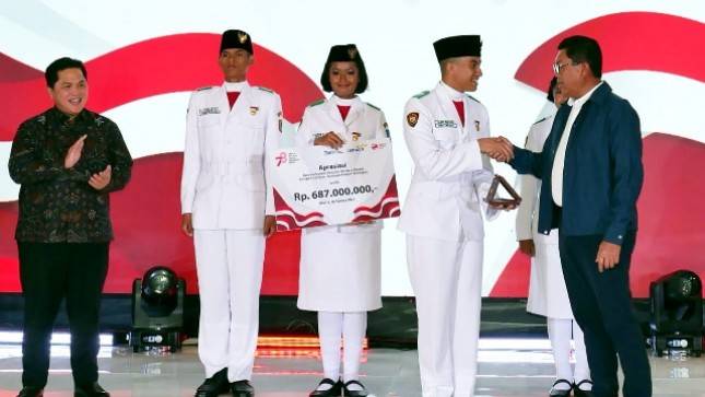 Bank Mandiri Group Berikan Apresiasi buat Anggota Paskibraka Tingkat Pusat