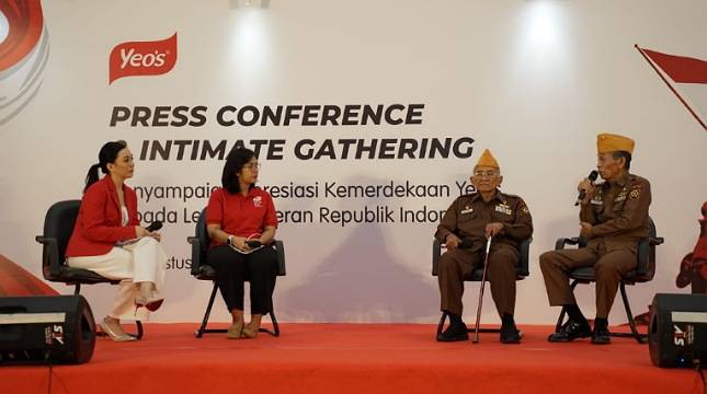Beri Dukungan kepada Para Veteran, Yeo&rsquo;s Indonesia Sampaikan Apresiasi Kemerdekaan untuk LVRI
